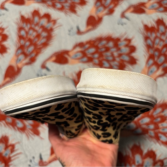 Vans Tan Leopard Slip-On - Picture 5 of 8